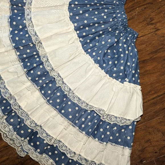 Vintage cowboy corral rodeo square dancing womens skirt-sz S, made in Louisville - Picture 3 of 7